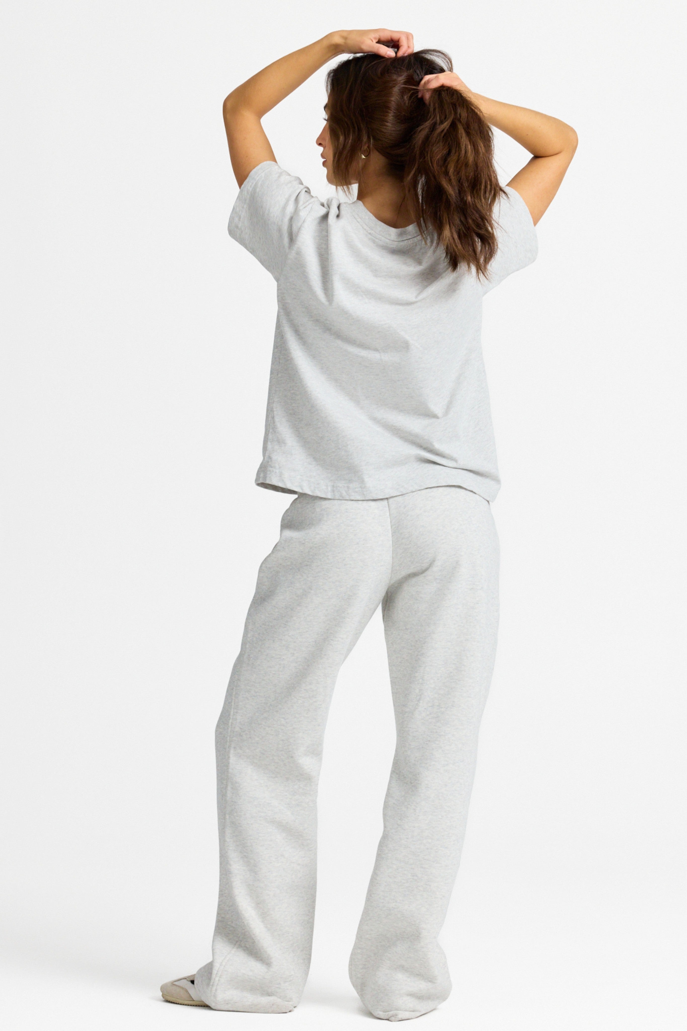 W. CS Tee - Grey melange
